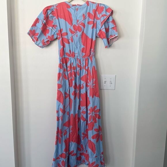 Maude Vivante Floral Maxi Dress M - Picture 5 of 9